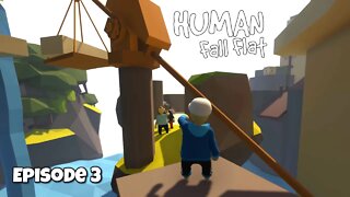 Falling Boulders! Human Fall Flat Aztec [Episode 3]