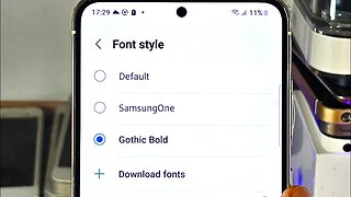 ANY Samsung Galaxy S How To Change Font Style!
