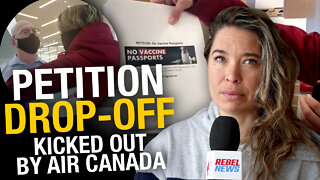 Air Canada HQ refuses to accept Rebel News' vax pass petition