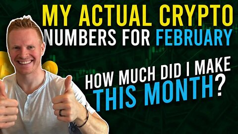 My Actual Crypto Passive Income Numbers for February, 2022 - Find out how much I made this month