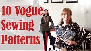 ❣️❤️ 10 Vogue Sewing Patterns ❤️❣️ | BudgetSew #sewingpatterns #fridaysews #vogue