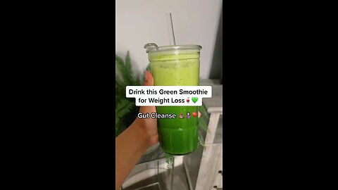 Drink this Green Smoothie for Weight Loss