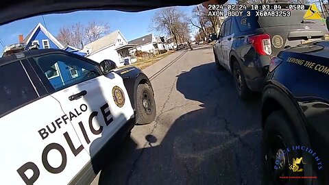 Bodycam captured cops shot a Buffalo man after he pointed and shot a shotgun at them