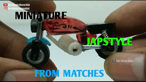 make a miniature JAPSTYLE from matches