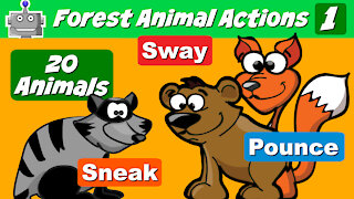 ANIMAL ACTIONS | FOREST ANIMALS | FUNNY SONGS | KIDS SONGS