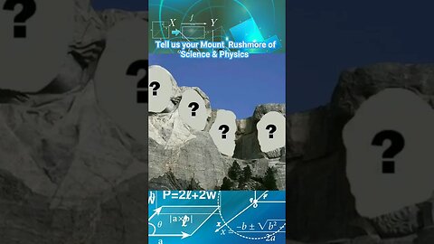 Tell us your Mount Rushmore of Science & Physics #blackhole #gravity #strange #einstein #history