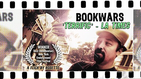 New York City Documentary: Award Winning Film 'BOOKWARS' Sidewalk Literati! (Vintage 1990s New York)