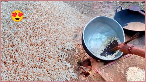 Making Puff rice from rice at Home || murmure recipe || Mudhi recipe