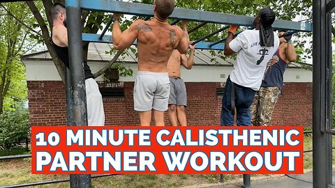 5 MAN CALISTHENICS WORKOUT ROUTINE | 10 MINUTES OF REPS TO BURNOUT