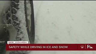 How to stay safe driving on ice