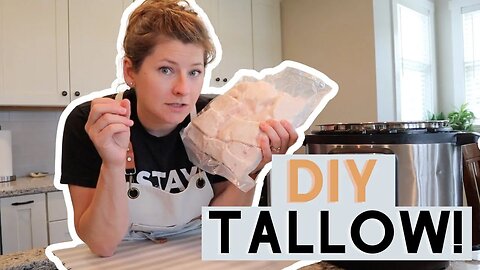 How To Make Tallow || Home Rendered Beef Fat
