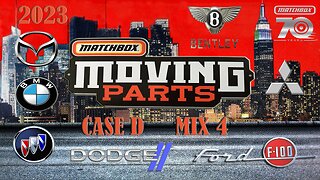 2023 MATCHBOX MOVING PARTS CASE D MIX 4 REVIEW