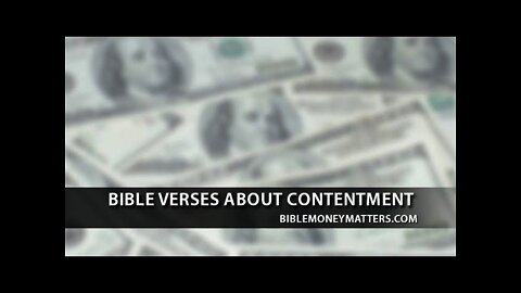 Bible Verses About Contentment