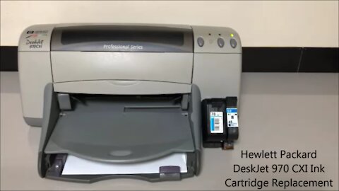 Hewlett Packard Deskjet 970 CXi Ink Cartridge Replacement