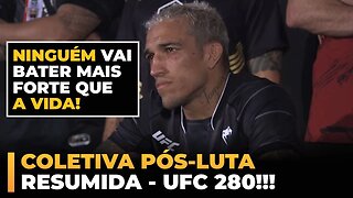 COLETIVA PÓS-LUTA RESUMIDA - UFC 280 - CHARLES OLIVEIRA