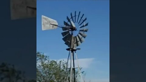 Crazy Old Windmill Style Still Working at Full Speed