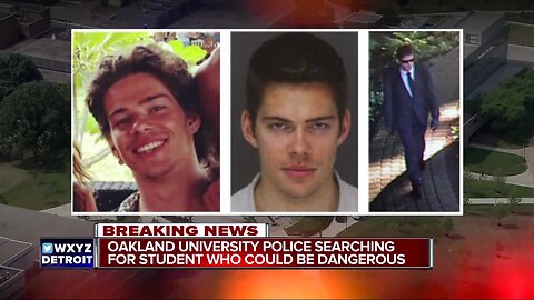 Oakland University police looking for student who was banned from campus, may have access to weapons