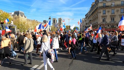 Rendez-vous de la Résistance, Place Denfert-Rochereau à Paris le 22 Octobre 2022 - Vidéo 9