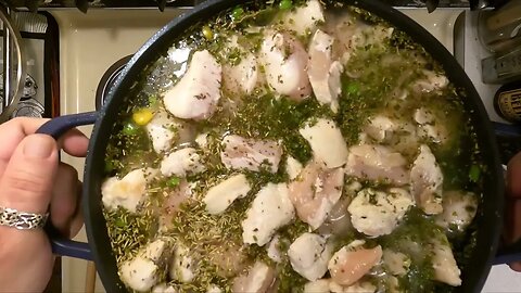 Homemade Chicken soup warm weather cooking
