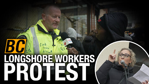 Vancouver supporters join longshore workers' union in opposition to mandatory COVID vaccines