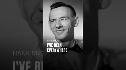 Hank Snow • I've been everywhere (lyric video) #Shorts