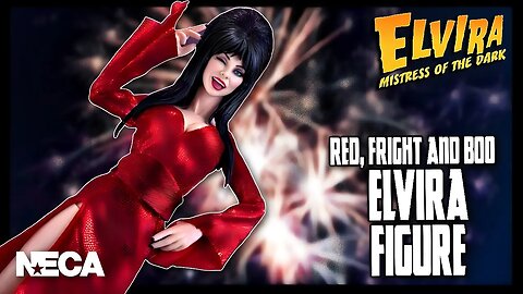 NECA Elvira Red Fright and Boo Figure | Spooky Spot 2023 @TheReviewSpot