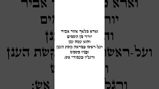 Apocalipse 10:1 | Hebraico e Transliteração | #shorts #hebraico #hebraicobiblico