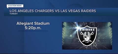 LA Chargers vs LV Raiders at Allegiant Stadium