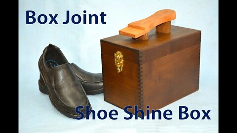 How to Make a Box Joint Shoe Shine Tote