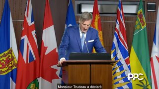 Discours de Maxime Bernier - Conférence de presse du 15 avril 2021