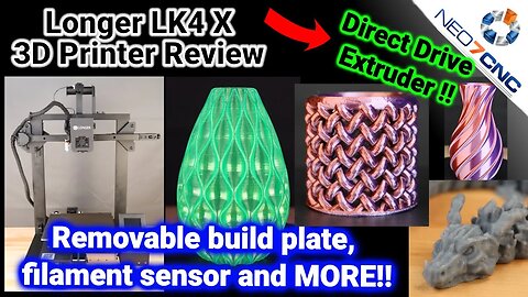Longer LK4 X 3D Printer Review - Many Great Features to Offer!!