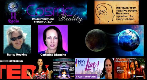 Cosmic Reality Special 2/22/21 - Catherine Dhandho on different realities