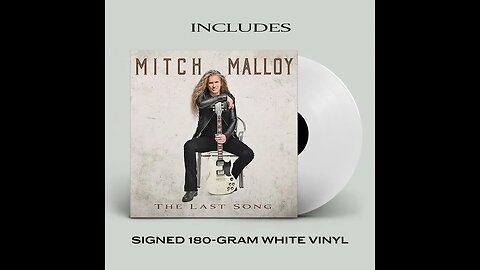 MITCH MALLOY "THE LAST SONG VINYL LP" PRE RELEASE UNBOXING PROMO