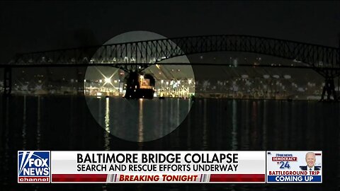 Search And Rescue Efforts Underway Following Baltimore Bridge Collapse