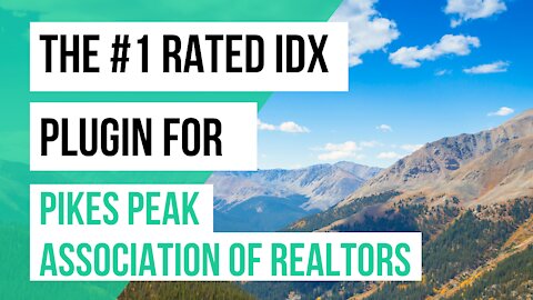 How to add IDX for Pikes Peak Association of Realtors to your website - PPAR