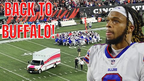 Bills' Damar Hamlin Has Been RELEASED from Cincinnati Hospital! Heads Back To Buffalo!