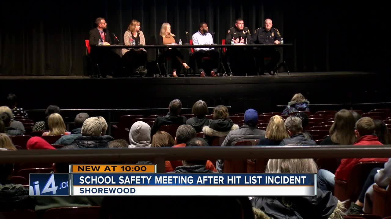 Shorewood holds community meeting after school threat