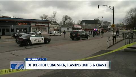 Buffalo officer did not have emergency lights, sirens on during fatal pedestrian crash, police say--6pm