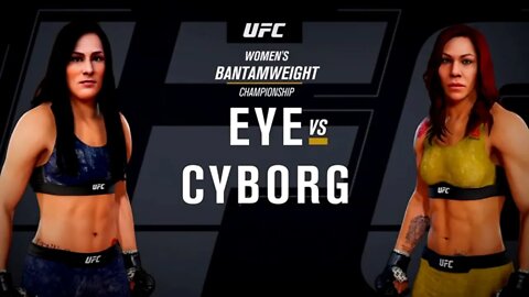EA Sports UFC 3 Gameplay Cris Cyborg vs Jessica Eye