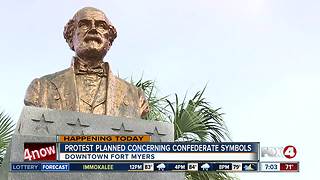 Protest planned in Fort Myers over Confederate symbols