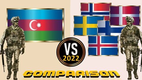 Azerbaijan VS Denmark 🇦🇿 Norway Sweden Finland Iceland Military Power Comparison 2022 🇩🇰,✈ Army