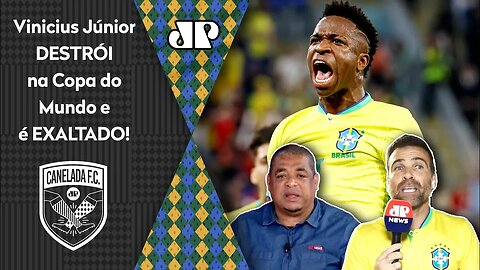 "O Vinicius Júnior TÁ CALANDO A BOCA de MUITA GENTE! Esse moleque..." VEJA DEBATE após 4x1 do Brasil