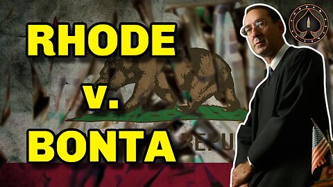 California Law Backfires And Its Hilarious, Rhode v. Bonta