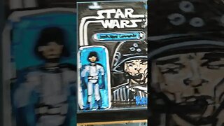 Vintage Star Wars Figure Painting: Death Squad Commander by #mister8 #art