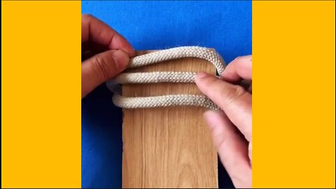 how to tie a rope in wood