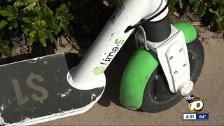Electric scooter ride blamed on malfunction