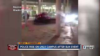 Black Lives Matter students, police in tense moments at UNLV