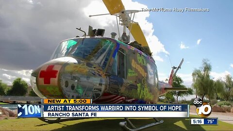 San Diego artist transforms wounded warbird into symbol of hope in documentary