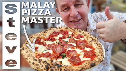 ITALIAN PIZZA baked in a TRUCK - Malaysia STREET FOOD - Pizza Uno 🍕🚚 🇲🇾