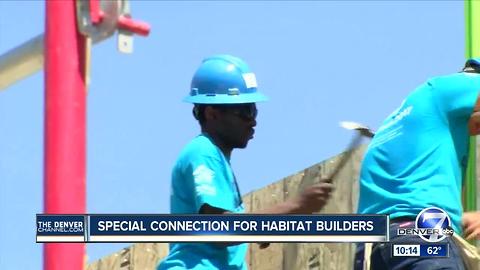 Pay-it-forward through service during Habitat for Humanity build in Longmont